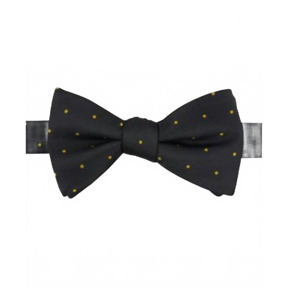 NEW TAYION men's dot bow tie in black